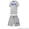 2022 Nieuwe Trapstar Tracksuit Set Men T -shirt Shorts Sets Summer Sportswear Jogging Pants Streetwear Tops T -shirt pak Huiya03