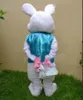 Vendi come le torte calde Costume professionale della mascotte del coniglietto di Pasqua Bugs Rabbit Hare Adult