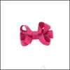 Hair Clips Barrettes 20Colors High Quality Baby Bow Hairpins Mini Swallowtail Bows Grips Children Girls Solid Kids Accessories Dro Otbtl