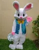 Vendi come le torte calde Costume professionale della mascotte del coniglietto di Pasqua Bugs Rabbit Hare Adult