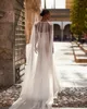 Einzigartige Brautkleider aus Spitze mit Perlenstickerei und herzförmigem Brautkleid nach Maß mit Wickelhochzeitskleidern