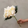 Konstgjorda blommor blå rosa vit röd hortensia silkesblommor med stam för bröllop hemfest butik baby shower dekor SN4769