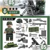 Vehicle Toys Military Building Block Doll Pacific Commander Plastic Diy Small Particle Assembled Toy Gift For Children Boys Drop Del Dhoun