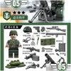 Fordonsleksaker Militär byggsten Dock Pacific Commander Plastic Diy Small Particle Assembled Toy Gift for Children Boys Drop Del Dhoun