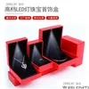Schmuckschatullen Luxus Armband Box Quadrat Hochzeit Anhänger Ring Fall Geschenk mit LED-Licht für Vorschlag Engagement 2049 Q2 Drop Lieferung Dhxvc