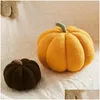 Kussen/decoratief kussenstoel stoel kussen paars gele witte pompoenvorm kussens voor Halloween decor schattig kinderen pluche t dhahl