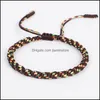 Шармовые браслеты ручной работы узлов веревочное браслет mti цвет богемный тибетский сплетен