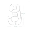 Stroller Parts Simple Solid Color Born Baby Seat Cushion Pushchair Mat Safety Protection Pad Car Mattress Infant Accessories