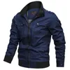 Men's Down Spring And Autumn Thin Stand Collar Cotton Wash Coat Large Casual Versatile Jacket Men