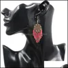 Dangle Lustre Mtiple Ethnique Boho Vintage Gland Boucles D'oreilles Femmes Haute Qualité Rose À La Main Perle Creative Fleur Bijoux Del Otpt9