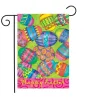 Easter Garden Flag Festivals Holidays Seasons Decoraties Accessoires Party Cartoon Drukbanner Buiten Yard Flags SS1216