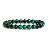 Strand 6-12mm Green Tiger Eye Bracelet For Men Women Natural Stone Healing Beads Bracelets Beaded Elastic Rope Jewelry Gifts