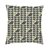 Oreiller une tige de fleur orla kiely casse de motif décoratif scandinave floral moderne couverture de voitures d'oreiller