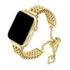 Cinturino in acciaio inossidabile per cinturino Apple Watch 42mm 49mm 44mm 41mm 40mm 38mm Braccialetti a catena sostituibili Cinturino Iwatch 8 Ultra 7 6 5 4 Accessori serie 3