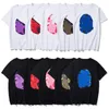 Camisetas de verano para hombre, estampado de diseñador, tiburón, mujer, hombre, ropa de manga corta, camisetas superiores, camiseta suelta 6NB7