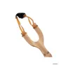 Favor de festas Fidget Toys Material de madeira Flings String de borracha Divers￣o Crian￧as tradicionais ao ar livre Catapt