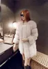 New Fashion Women Winter Faux Fur Coat EleThick Warm Outerwear Medium-Long Fake Fur Jacket S-3XL For Girl Female