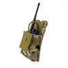 Sacs de rangement Pochette Radio Tactique Holster Walkie Porte-Talkie Ceinture Molle