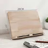 Creative Wood Table Stand Reading Bookshelf Bracket Tablet PC Pad Drawing Support Wooden Bookends Desk Organizer Stationery