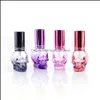 Frasco de perfume 8Ml Mini Vazio Portátil Viagens Recarregáveis Garrafas Skl Forma Vidro Por Amostra Par 7 Cores Rra1901 Drop Delivery Health Dhmnh