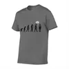 Herren T-Shirts Evolutionary Spot Shirt Lustiges Kurzarm-T-Shirt Navy XS