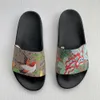 TSM Дизайнерские тапочки резиновые слайды сандалии цветут зеленый красная белая веб -мода мужская женская обувь пляжные шлепанцы с цветочной коробкой Topsportmarket Большой размер 13 48