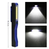 Flashlights Torches 1 COB LED Work Light Strong Magnetic Rotation Hook Pen 2 Modes Mini Lamp Torch Camping Working