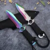 Ghost Fire Double Throwing Knife 420 Blade Outdoor Camping Messen twee packs