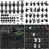 Vehicle Toys 24Pcs/Set Kit City Black Swat Police Building Block Man Suit Boy Role Game Props Shield Dogs Small Bricks Drop Delivery Dhojf