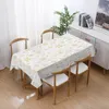 Table Cloth Stylish Cartoon Cute Tablecloth Christmas Mood Print Oil And Water Absorbent Year Decoration Festive Pattern