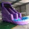 Jogos ao ar livre quintal crianças entretenimento toboágua inflável saltando castelo corrediça de água inflável com piscina