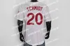 College Baseball draagt Rhys Hoskins-shirt Bryce 3 Harper Bryson Stott Aaron Nola Didi Gregorius J. T. Realmuto Alec Bohm Kyle Schwarber Jean Segura Zack Wheeler