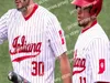 O beisebol universit￡rio veste beisebol universit￡rio usa a campanha de beisebol de Indiana Hoosier personalizada, Schaffer Aaron Beck Max Wright Josue Urdaneta Brian Fuentes Ellison