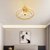 Pendant Lamps LED Ceiling Fan Light Modern Minimalist Nordic Living Room Round Mute Children's