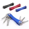 Sleutelchains 3color Smart Key Chain Metal Aluminium Box Compacte ringhouder Clip Decoratieve Outdoor Mini Proteerbare sleutelhanger