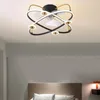 Pendant Lamps LED Ceiling Fan Light Modern Minimalist Nordic Living Room Round Mute Children's