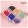 Nail Art Dekorationen Gitter Mischfarbe Kaviarperlen 3D Kristall Mikroglaskugeln Charms DIY Handwerk Maniküre Zubehör Sa2027Nail D Dhtmx