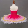 Stage Wear Wholesale Professional Kids Girls Tutu de ballet rouge de performance personnalisé