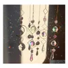 Andra heminredning Prism Suncatcher Hanging Window Crystals Rainbow Light Catcher Crystal Sun 50mm Summer Gift Octagon Beads Drop Deli DH1RP