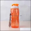 Tumblers 550 ml de ￡gua de ￡gua pl￡stica Antifall Sport Fitness Summer ao ar livre escalando garrafas de viagem com entrega de queda de filtro dhuoq
