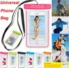 Étui étanche sec PVC pochette de téléphone universelle de protection avec boussole pour la plongée sous-marine pour téléphone intelligent