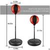 Sportleksaker Punching Ball med Stand Boxing Training handskar Handpump Justerbar höjd Set Toy -gåvor för småbarn Drop Leverans ut DHTXD