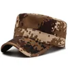 Berets Bauhinia Brand Men's Summer Camouflage Militaire cap Women's Casual Hat Flat Outdoor Sun Visor Training