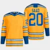 Reverse Retro 2023 Hockey 77 Niko Mikkola Jersey 6 Marco Scandella 4 Nick Leddy 89 Pavel Buchnevich 49 Ivan Barbashev 20 Brandon Saad Torey Krug Justin Faulk zszył