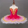 Stage Wear Wholesale Professional Kids Girls Tutu de ballet rouge de performance personnalisé