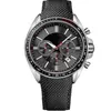 Zegarek na nadgarstek 1513087 Sport sportowy czarny skórzany pasek chronograph Watch258o