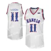 Канзасские баскетбольные майки баскетбол Jayhawks College #10 Kirk Hinrich #11 Jack Vaughn #13 K.J. Баскетбольные майки Lawson Mens STI