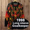 98 06 اليابان Soma Akita Okano Nakata Retro Mens Soccer Jerseys National Fine Kawaguchi Home Aways Aways Long Cleves Kazu Hattori Football Shirts