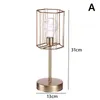 Lampy stołowe nordycka geometryczna lampa żarówki weselna nocna ozdobna świecznik nocny światło