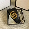 Designer Belt Genuine Leather Belts Smooth Buckle Man Woman Classic Needle Buckle Gold Sliver Black Color291Y